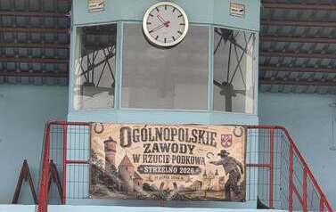 Baner Og&oacute;lnopolskie zawody w rzucie podlową Strzelno 2026