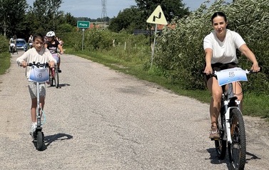 Uczestniczki rajdu
