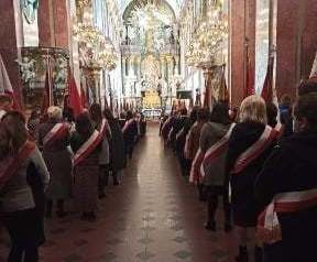 Uczestnicy nabożeństwa w Kościele