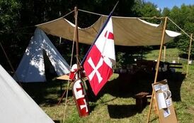 namiot, stoisko, szeląg elbląski