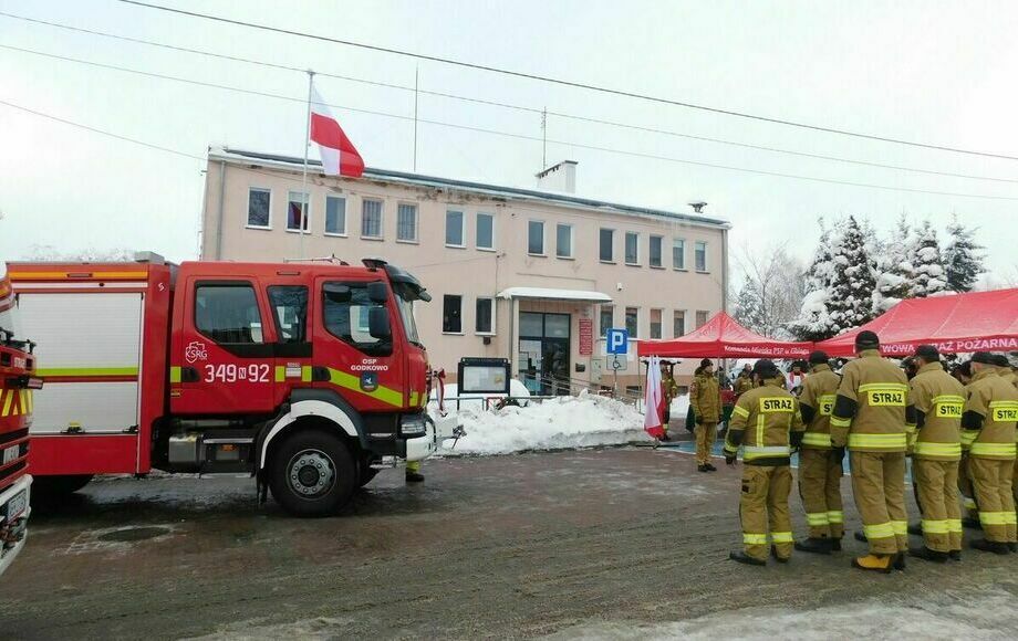 Zdjęcie do Przywitanie nowego samochodu ratowniczo-gaśniczego w Godkowie