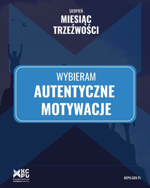 Napis Wybieram autentyczne motywacje