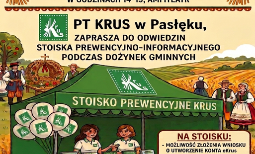 Plakat KRUS - Dożynki Gminne w Młynarach