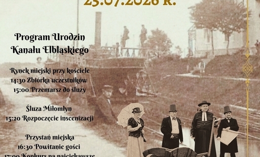 Zdjęcie do 182. Urodziny Kanału Elbląskiego