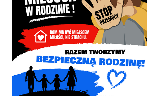Plakat Przemoc nie ma miejsca w domu